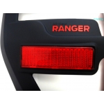 ครอบไฟท้าย ดำด้าน ตัวอักษร Ranger หยอดแดง ฟอร์ด เรนเจอร์ All New Ford Ranger 2012  V.7